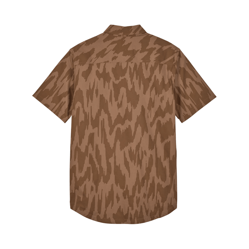 Woven Shirt Fox Mens Swarmer SS - Chai - Genetik Sport