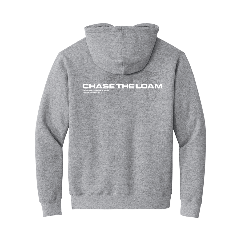 Hoodie Genetik Chase The Loam - Heather Grey - Genetik Sport