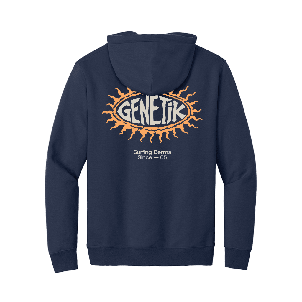 Hoodie Genetik Surfing Berms - Navy - Genetik Sport