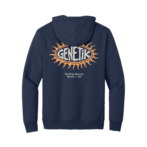 Hoodie Genetik Surfing Berms - Navy - Genetik Sport