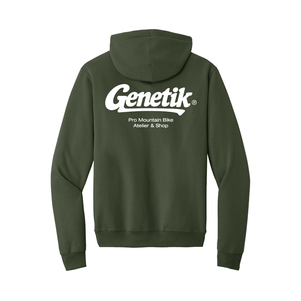 Hoodie Genetik Workshop - Olive - Genetik Sport
