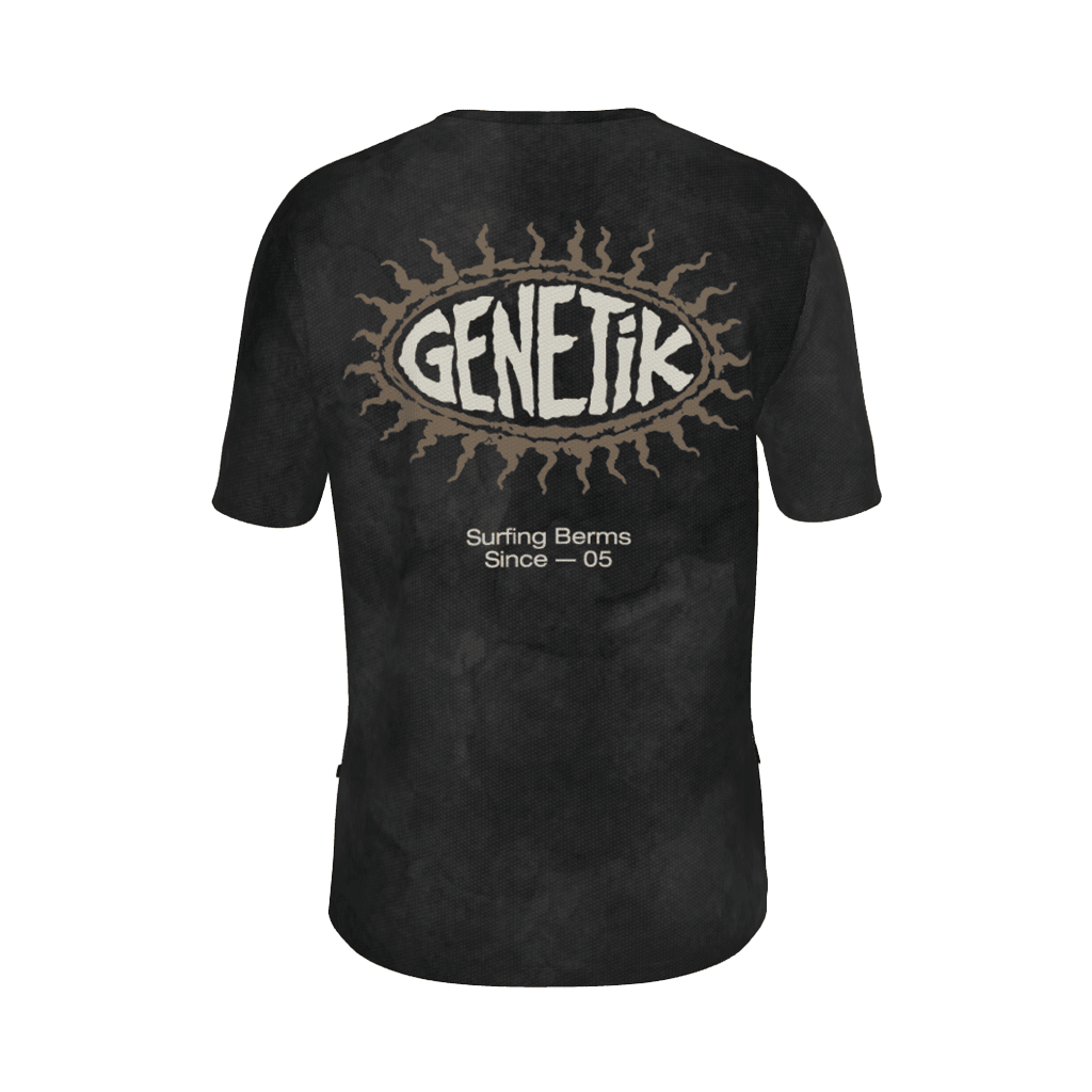 Jersey Genetik Surfing Berms - Charcoal Tie Dye - Genetik Sport