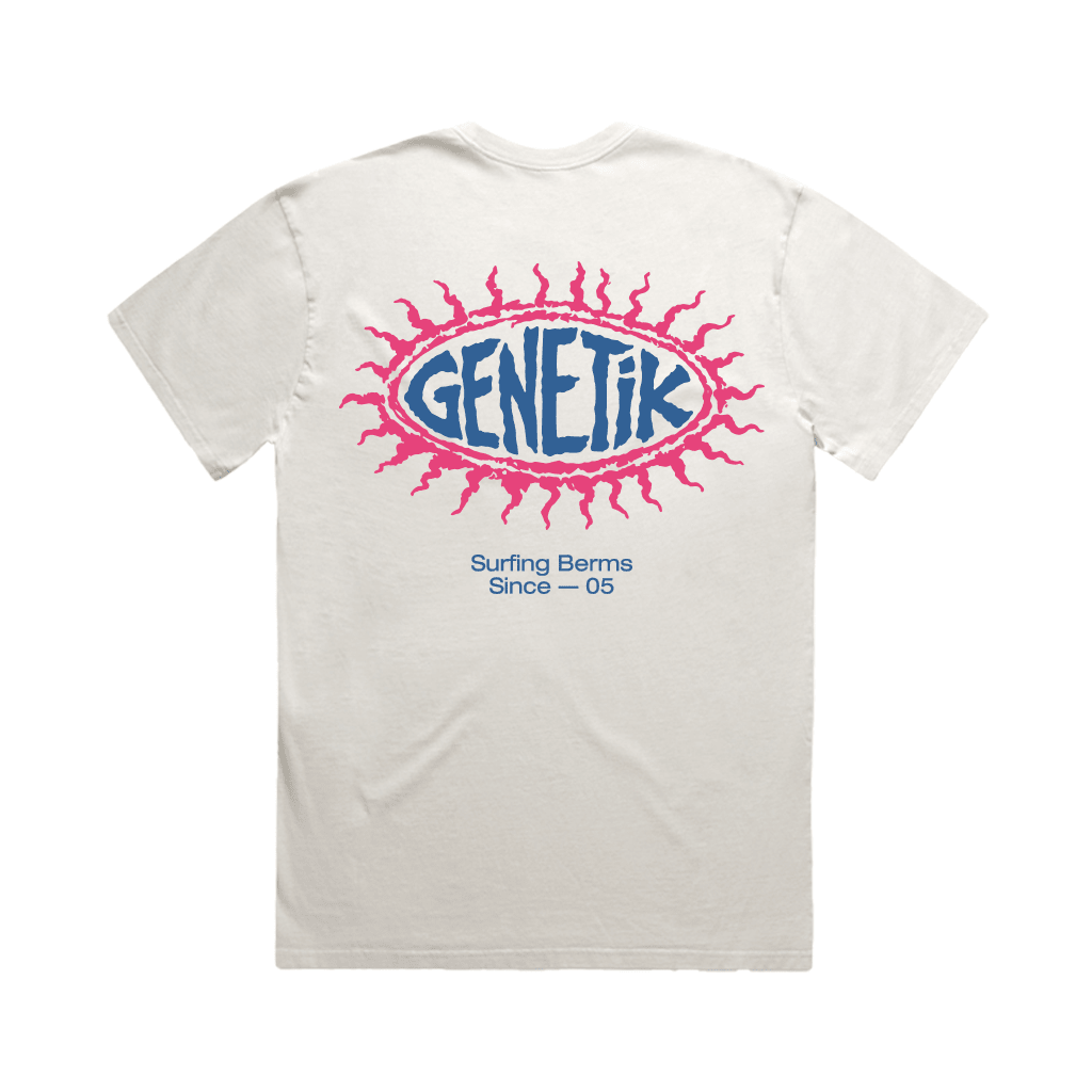 T-Shirt Genetik Surfing Berms - Bone - Genetik Sport