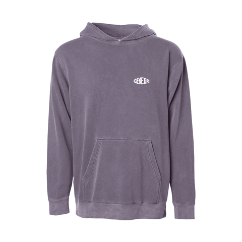 Youth Hoodie Genetik Surfing Berms - Faded Purple - Genetik Sport