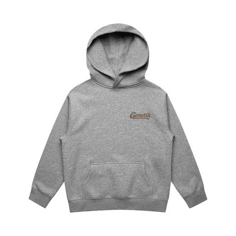 Youth Hoodie Genetik Workshop - Heather Grey - Genetik Sport