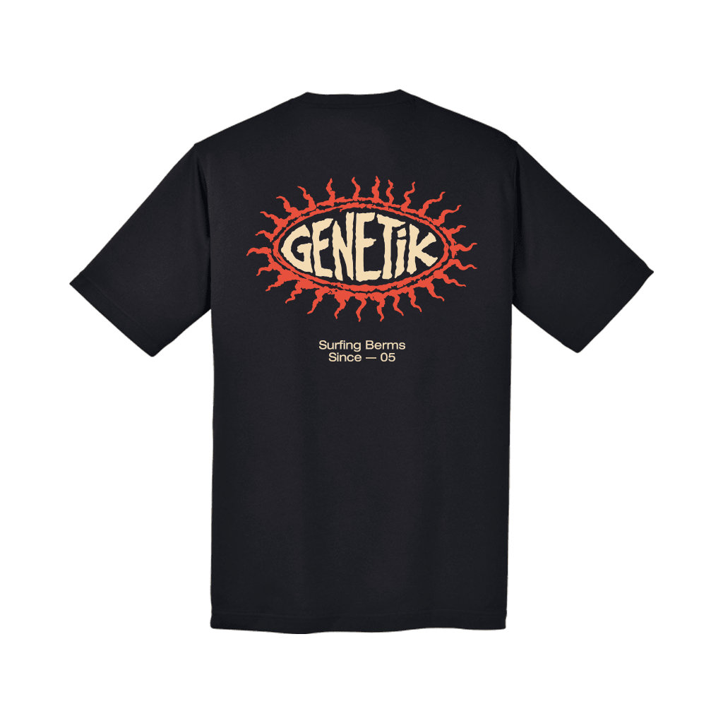 Youth Jersey Genetik Surfing Berms - Black - Genetik Sport