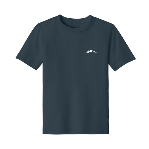 Youth Tech T-Shirt Genetik Atelier + Shop - Heather Navy - Genetik Sport