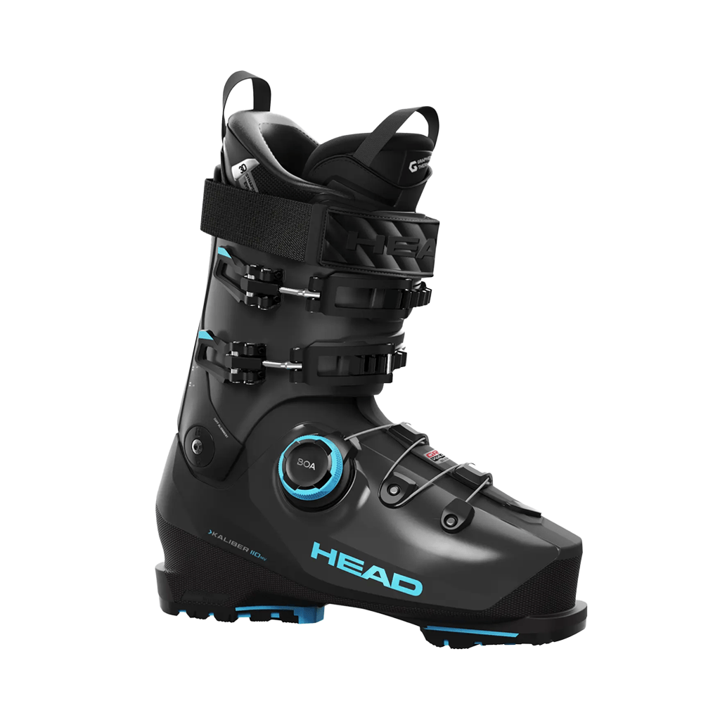 Ski Boots Head Kaliber 110 MV GW Boa - Anthracite/Speed Blue White - Genetik Sport