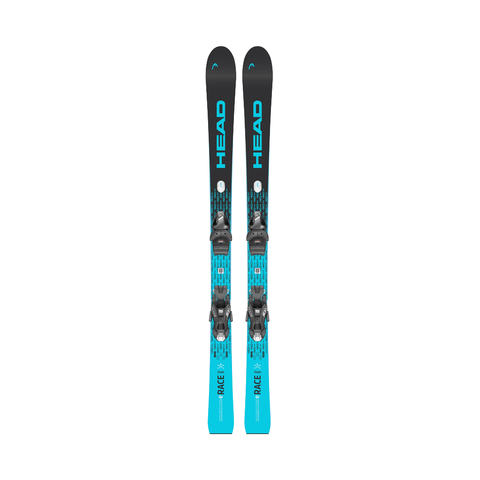 Skis Head WC e.Race Team JRS + JRS 4.5 - Black/Blue - Genetik Sport