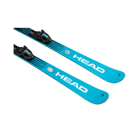 Skis Head WC e.Race Team SW + JRS 7.5 - Black/Blue - Genetik Sport
