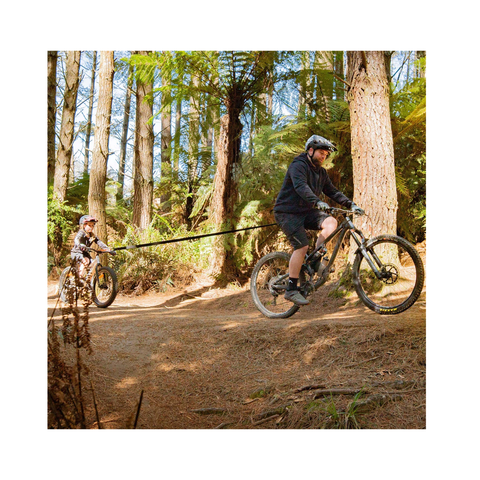 Tow Rope Kids Ride Shotgun MTB Quick Fit - Black - Genetik Sport