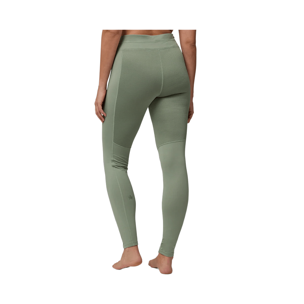 Baselayer Kombi Womens Redheat Pro Grid Long Bottom - Moss - Genetik Sport