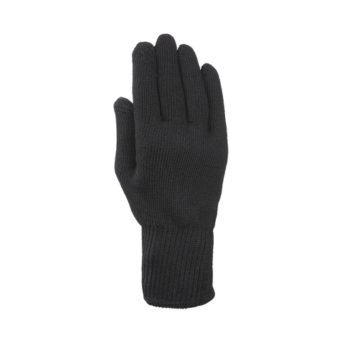 Gloves Liner Womens Kombi The Polypro Touch - Black - Genetik Sport