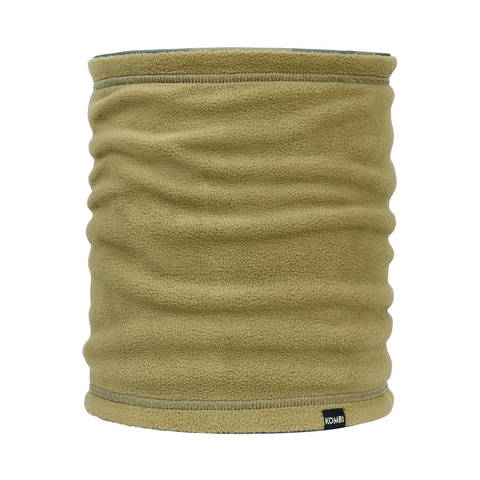 Neckwarmer Reversible Kombi Cozy Fleece - Light Khaki - Genetik Sport