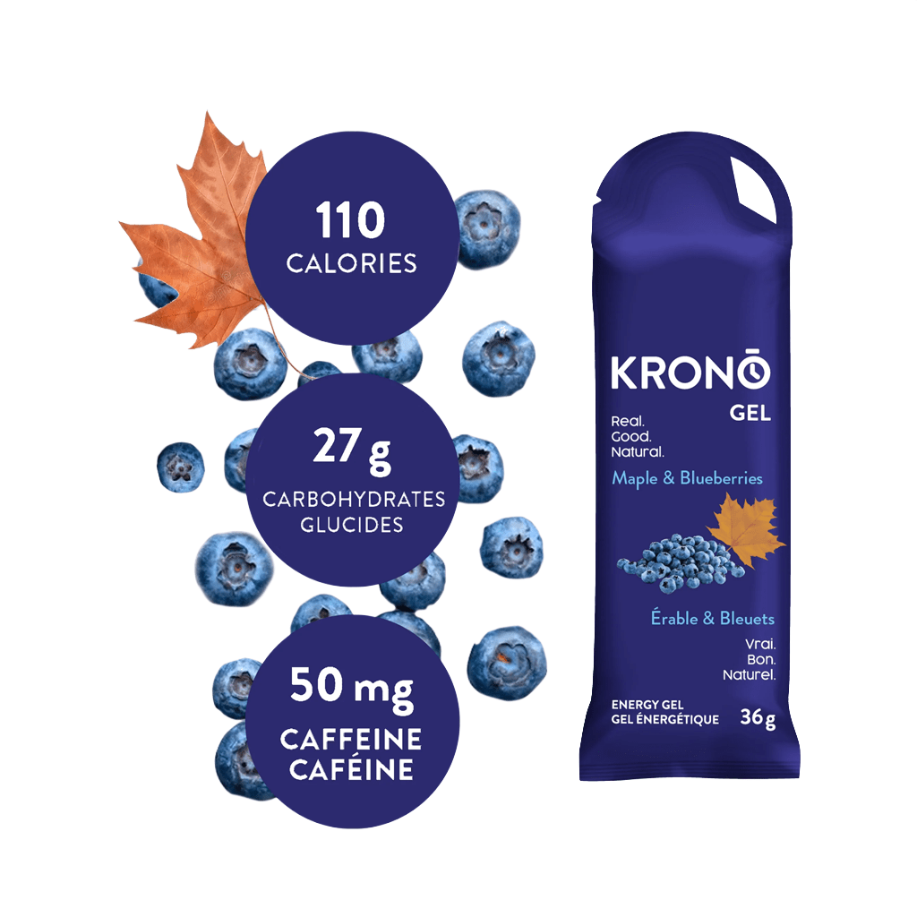 Energy Gels KRONO Maple Blueberry Caffeine 36g - Genetik Sport