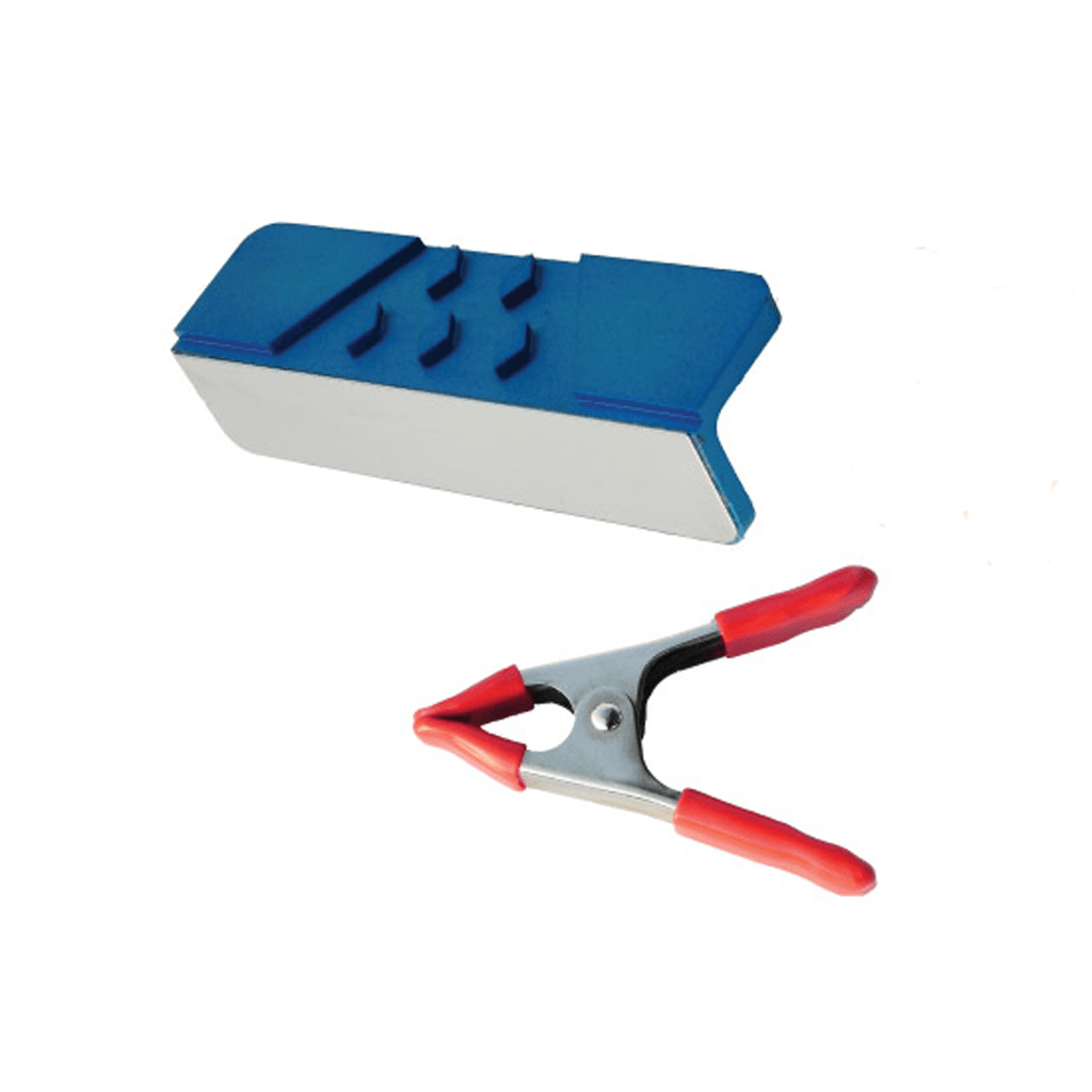 Bevel Guide Kuu 87° Stainless Steel Plate W/ Clamp - Genetik Sport