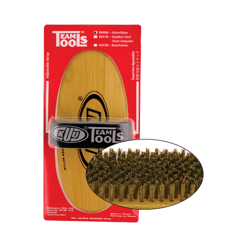 Oval Brush Kuu Brass (8''X3.5'') - Genetik Sport