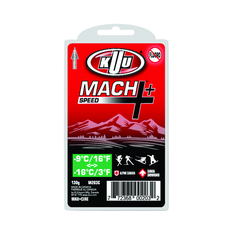 Wax Kuu Mach+ Speed Green 130g - Genetik Sport