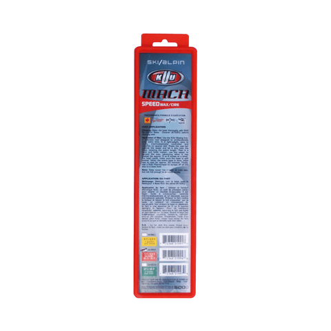 Wax Kuu Mach+ Speed Red 500g (Bulk) - Genetik Sport