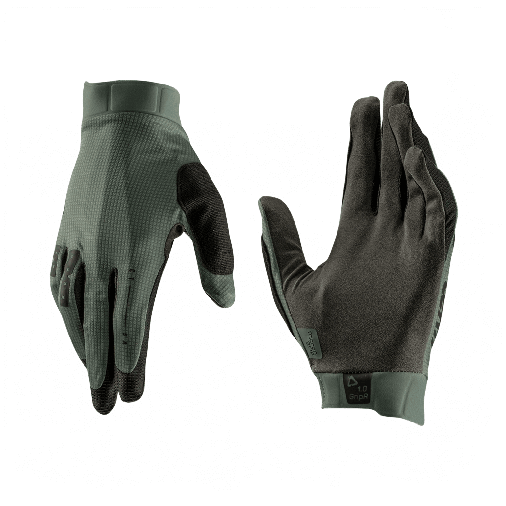 Bike Gloves Leatt MTB 1.0 GripR - Mist Green - Genetik Sport