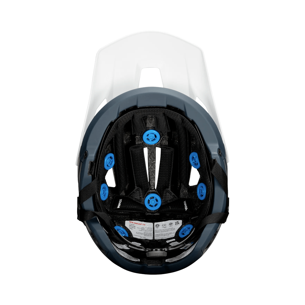 Helmet Leatt Enduro 3.0 V25 - White - Genetik Sport