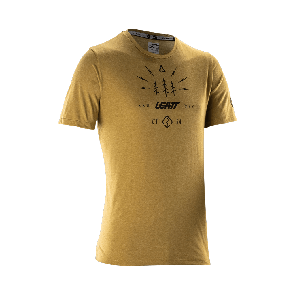 Jersey Leatt Mens MTB Gravity 3.0 SS - Brass Brown - Genetik Sport
