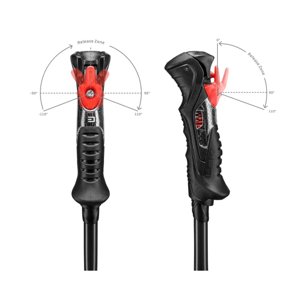 Ski Poles Leki Airfoil 14 TR - Black/Anthracite - Genetik Sport