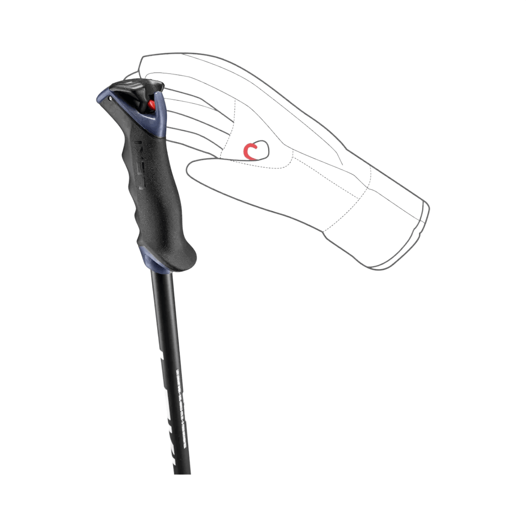 Ski Poles Leki Voltec Lite TR - Black/Anthracite - Genetik Sport