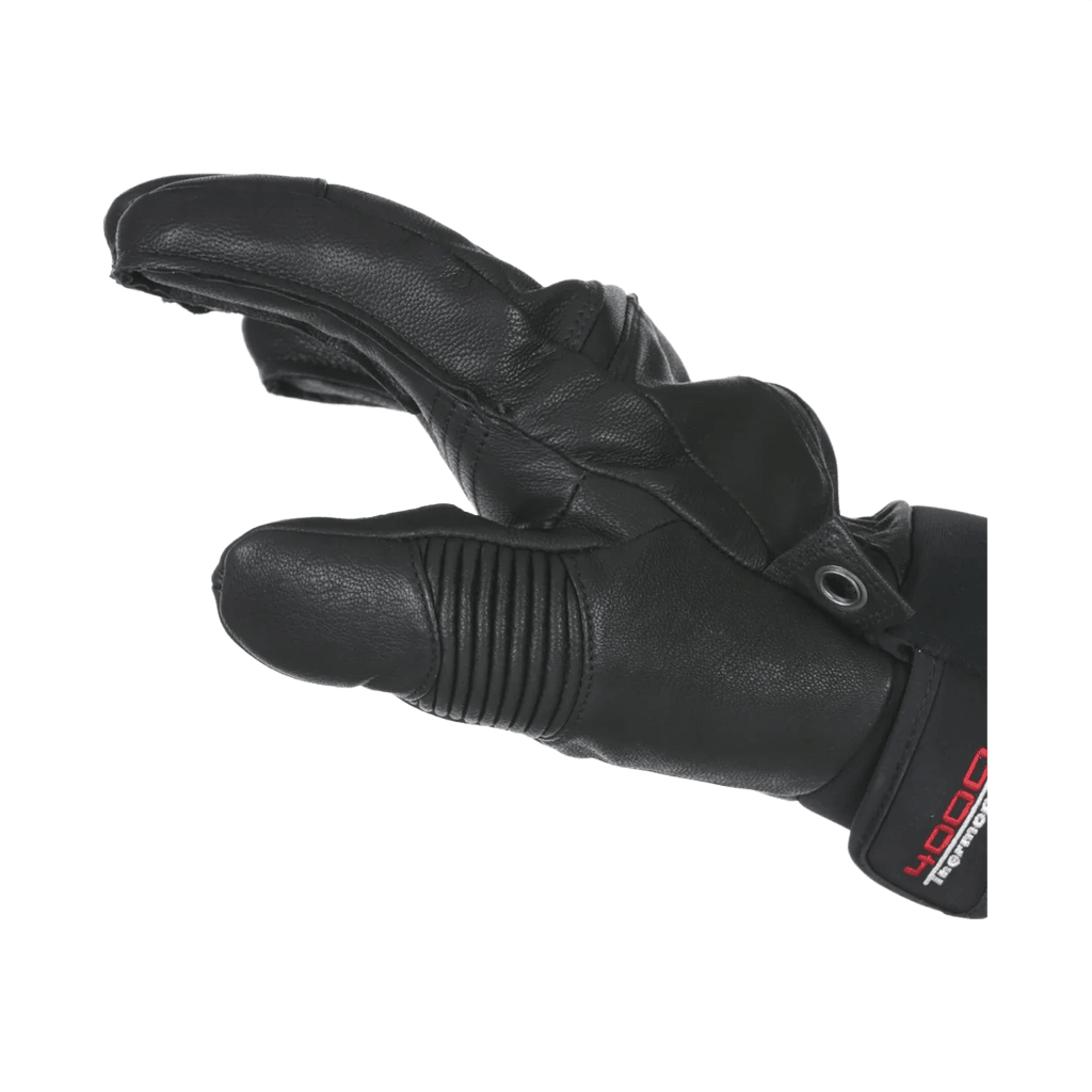 Gloves Level Off Piste Leather - Black - Genetik Sport