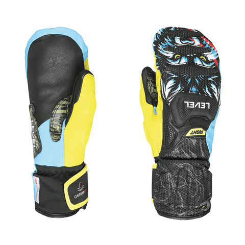 Mitts Level SQ Junior CF - Yellow/Blue - Genetik Sport