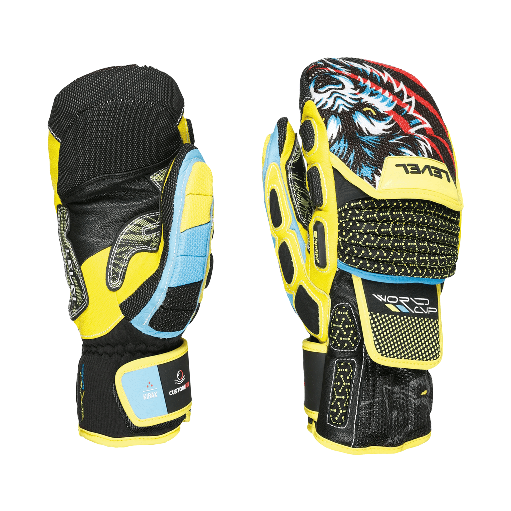 Mitts Level Worldcup CF - Yellow/Blue - Genetik Sport