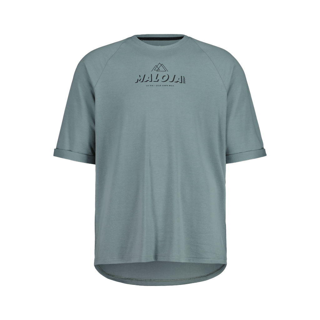Jersey Maloja Mens Anderter SS - Sage - Genetik Sport