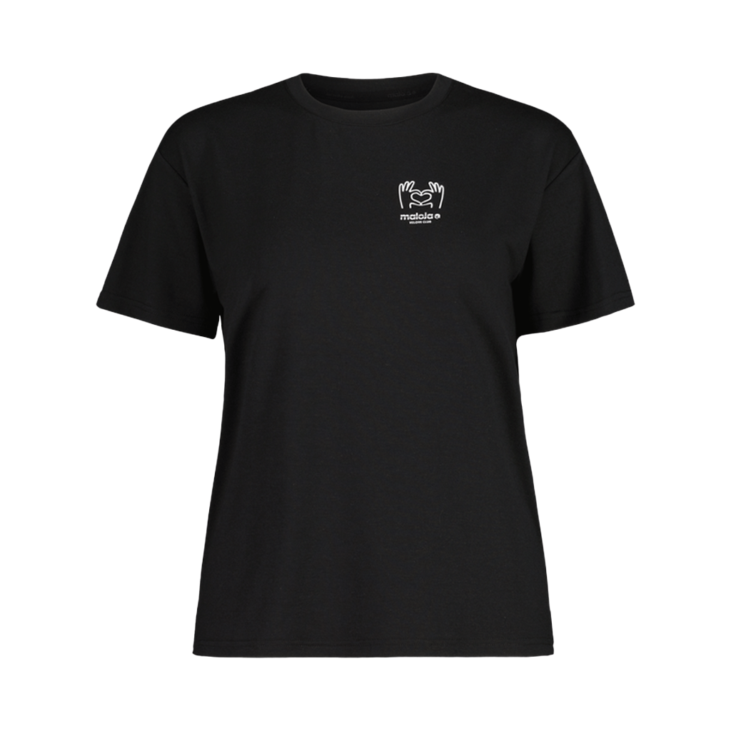 Jersey Maloja Womens BriekoglM SS - Deep Black - Genetik Sport