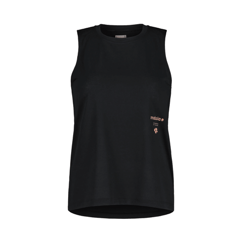 Tank Maloja Womens WhitneyM - Deep Black - Genetik Sport