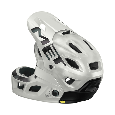 Helmet MET Parachute MCR MIPS - White Iridescent Matte - Genetik Sport