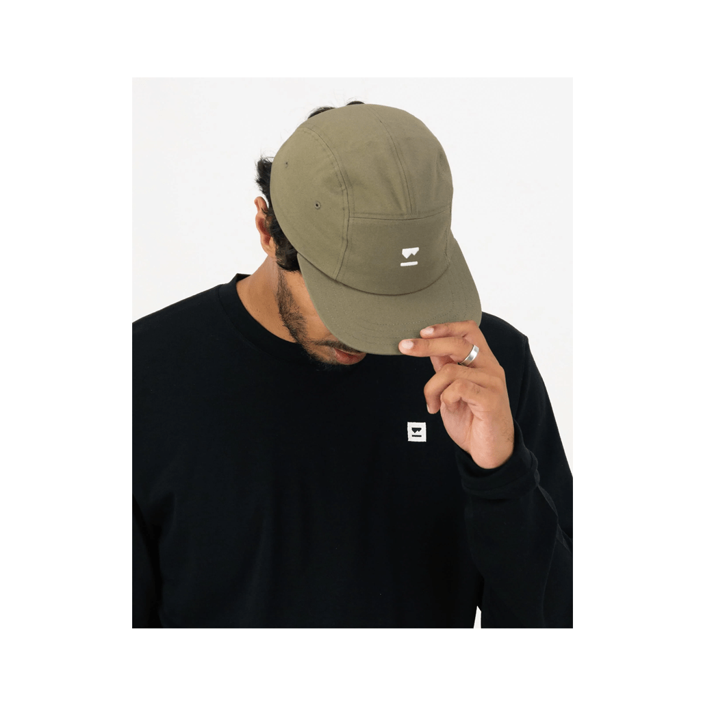 Cap Mons Royale Five Panel Ridgeline - Olive - Genetik Sport