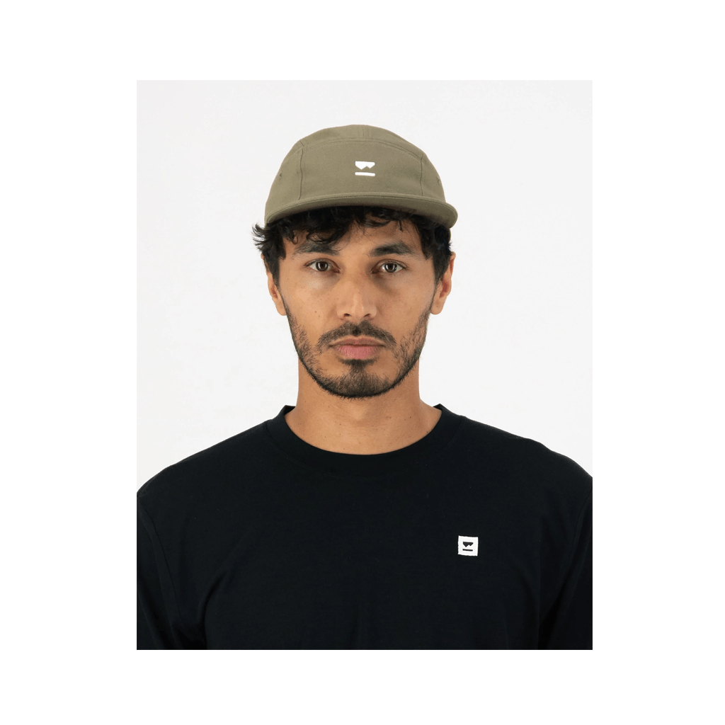 Cap Mons Royale Five Panel Ridgeline - Olive - Genetik Sport