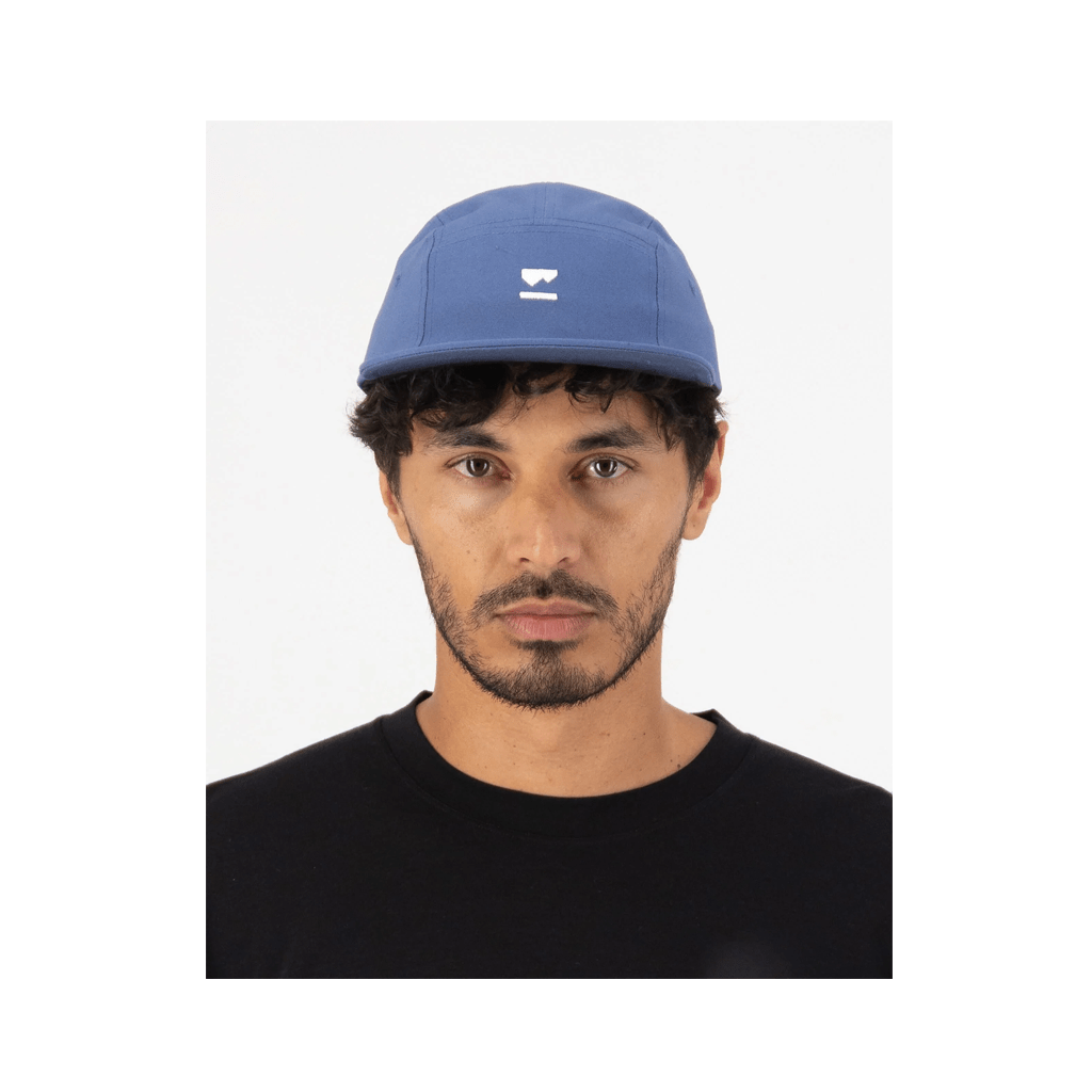 Cap Mons Royale Five Panel Ridgeline - Steel Blue - Genetik Sport