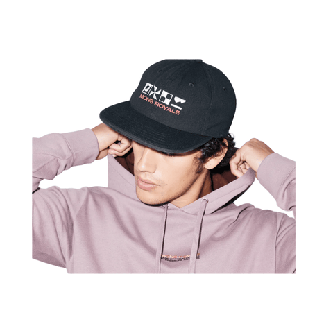 Cap Mons Royale Six Panel Roam - Vintage Black - Genetik Sport