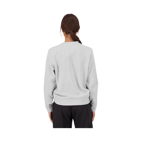 Crew Neck Mons Royale Womens Inversion Merino - Light Grey Heather - Genetik Sport
