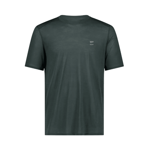Jersey Mons Royale Mens Aero Ultralight Merino SS - Dark Cypress - Genetik Sport