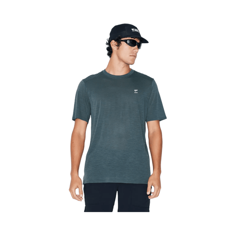 Jersey Mons Royale Mens Aero Ultralight Merino SS - Dark Cypress - Genetik Sport