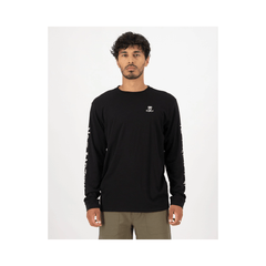 Jersey Mons Royale Mens Icon Merino Classic LS MR Rad - Black - Genetik Sport