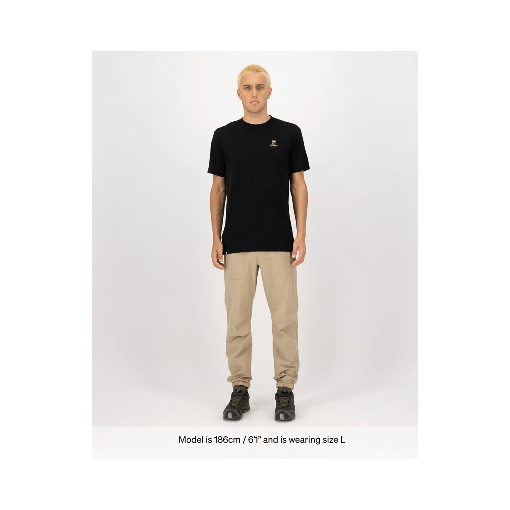 Jersey Mons Royale Mens Icon Merino Classic SS Rad Things - Black - Genetik Sport