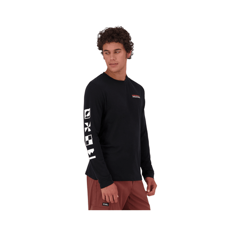Jersey Mons Royale Mens Icon Merino LS - Black - Genetik Sport