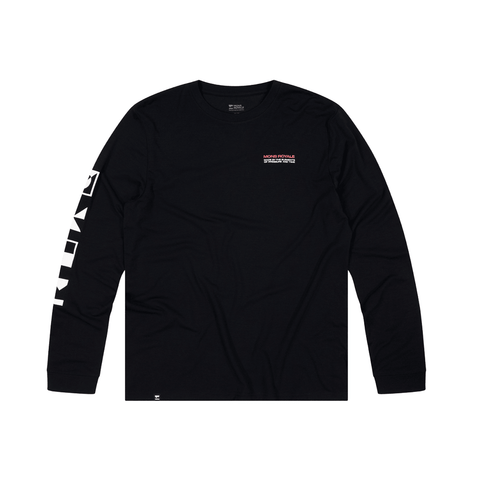 Jersey Mons Royale Mens Icon Merino LS - Black - Genetik Sport