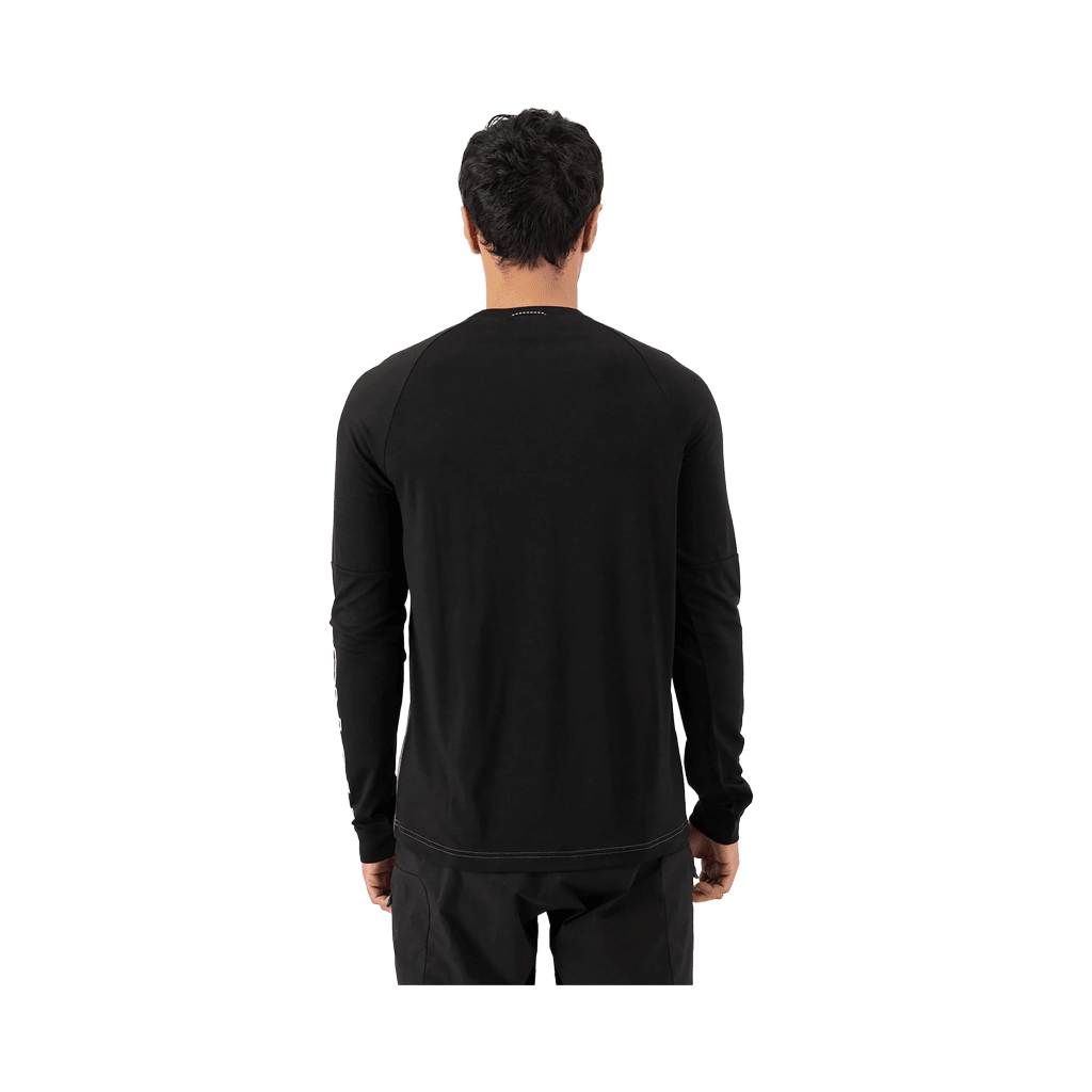 Jersey Mons Royale Mens Tarn Bike Wind Lock Up LS - Fern/Black - Genetik Sport