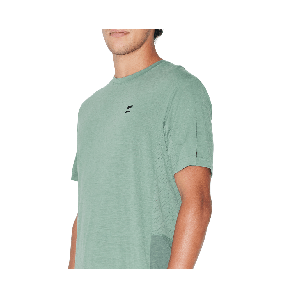 Jersey Mons Royale Mens Tarn Merino SS - Thyme / Cypress - Genetik Sport