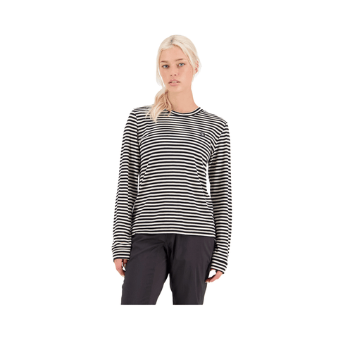 Jersey Mons Royale Womens Icon Merino LS - Mr Stripe - Genetik Sport