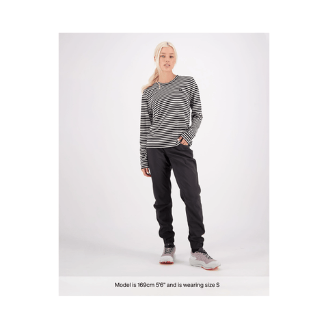 Jersey Mons Royale Womens Icon Merino LS - Mr Stripe - Genetik Sport